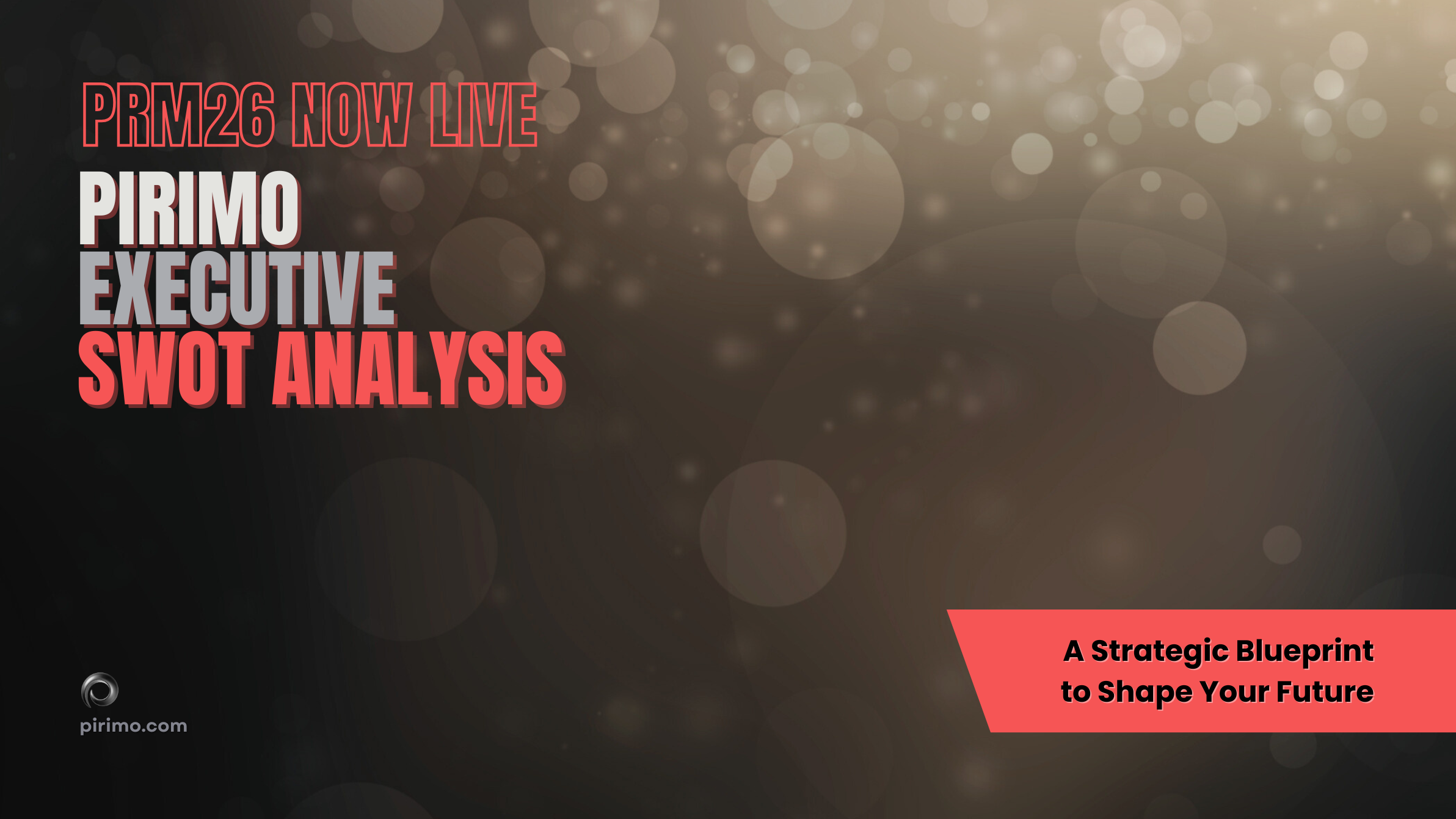 Pirimo, Executive SWOT Analysis, PRM26 Now Live, Strategic Positioning, Leadership Blueprint, Professional Clarity