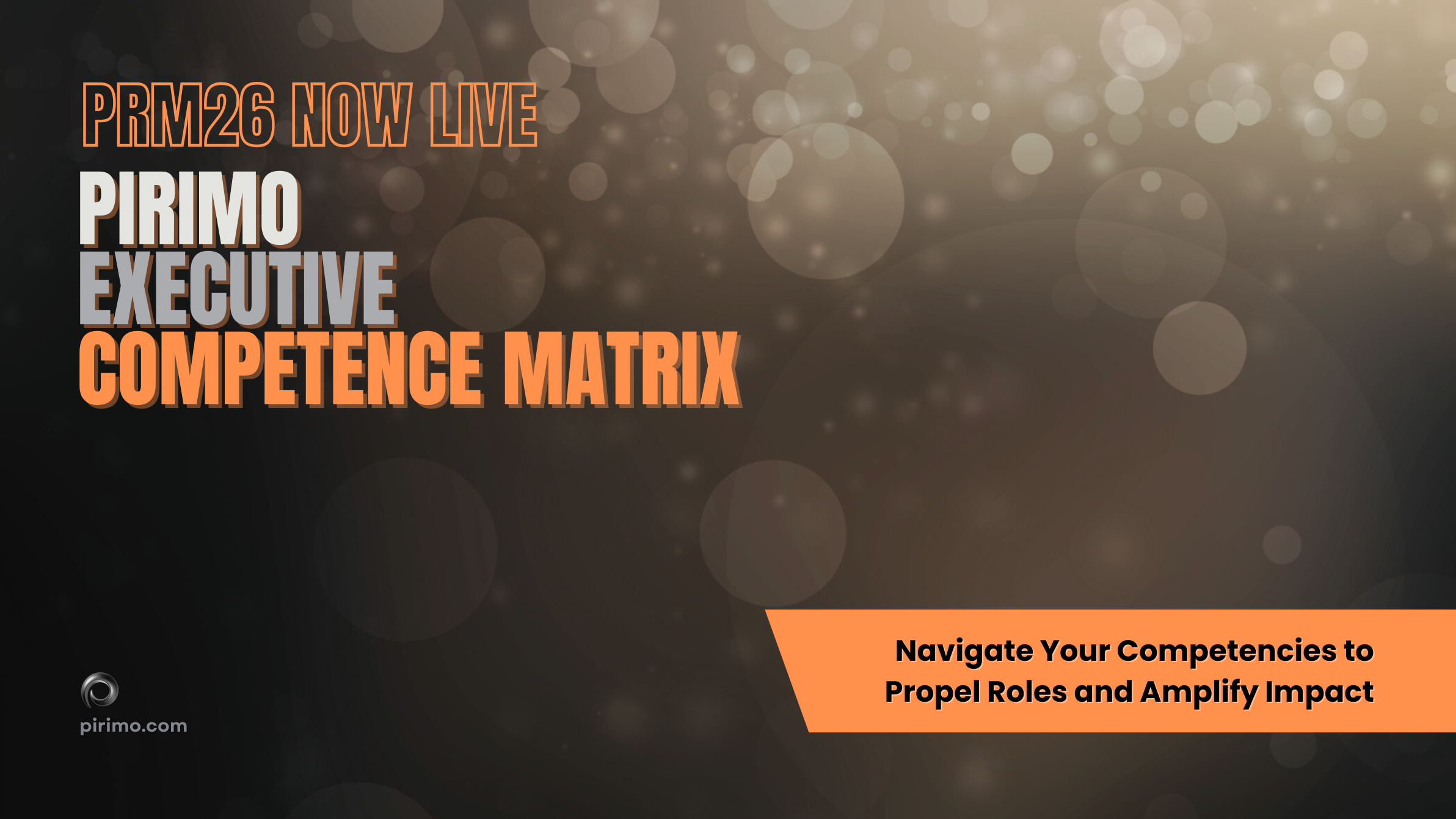 Pirimo, Executive Competence Matrix, PRM26 Now Live, Strategic Strength, Career Positioning