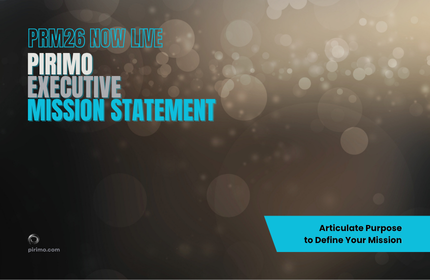 Pirimo, Executive Mission Statement, PRM26 Now Live, Purpose Driven Leadership, Strategic Direction